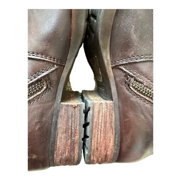 Born | Kristina Slip on Ankle Bootie in Dark Brown | 9 - Picture 6 of 8